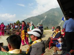 Accueil à Kashigaon